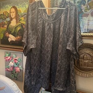 Chic Charcoal Women's Blouse